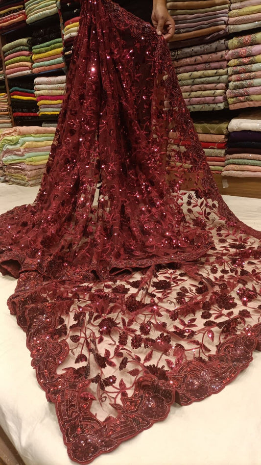 Lycra Sequence Saree Stylish Saree Indian sarees