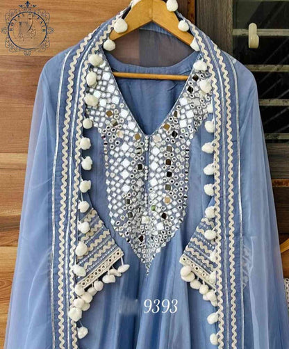 Anarkali dress cotton silk stitched dress women clothing