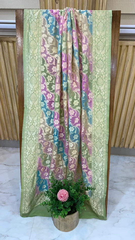 Limbia khaddi Gorgette Dupatta