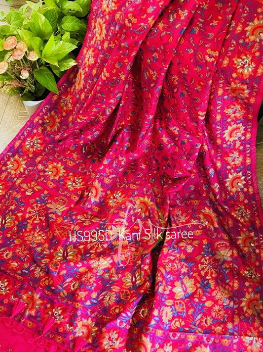 Traditional Kani Silk Saree Indian Sari