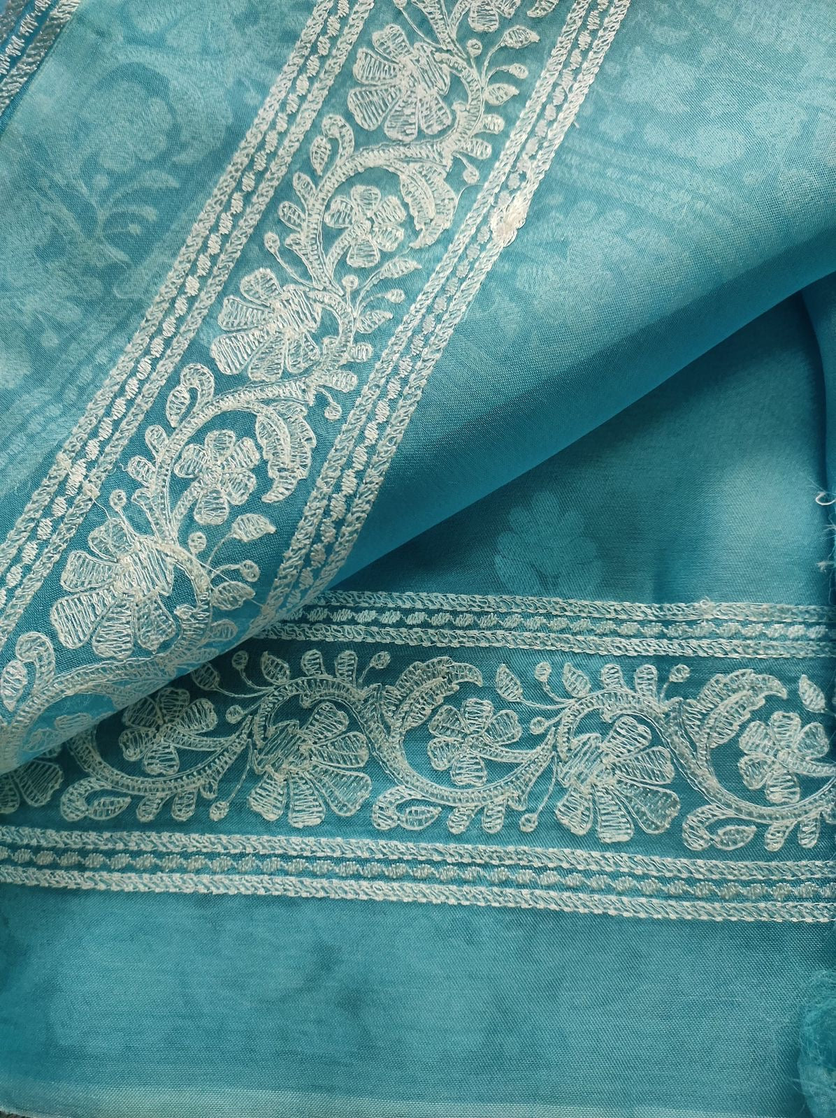 Organza Chikankari saree Indian saree