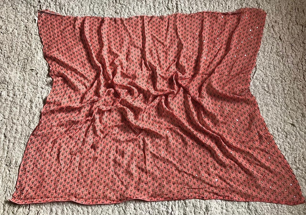 Premium gorgette saree handmade sari blouse