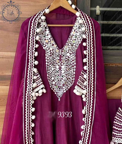 Anarkali dress cotton silk stitched dress women clothing