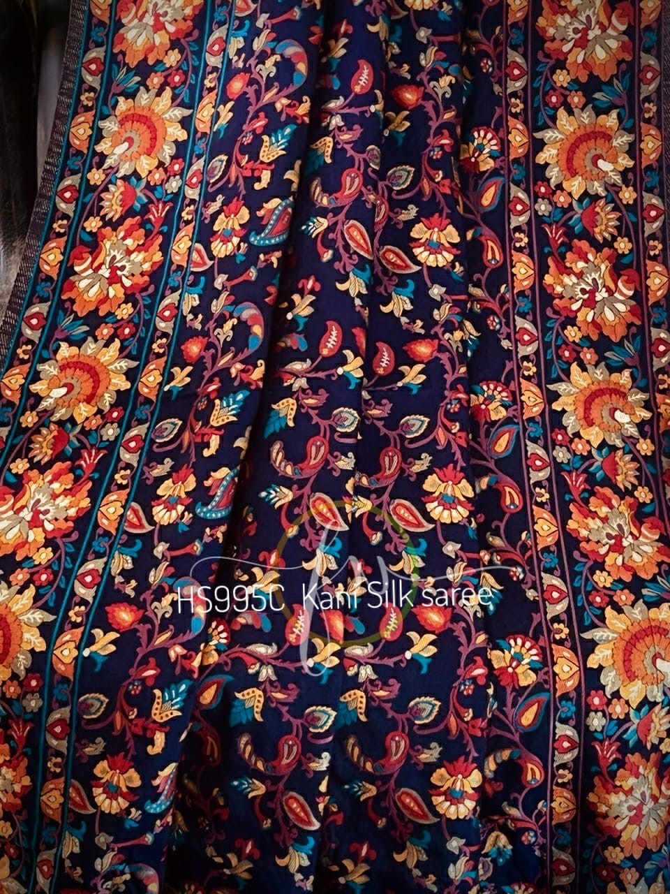 Traditional Kani Silk Saree Indian Sari