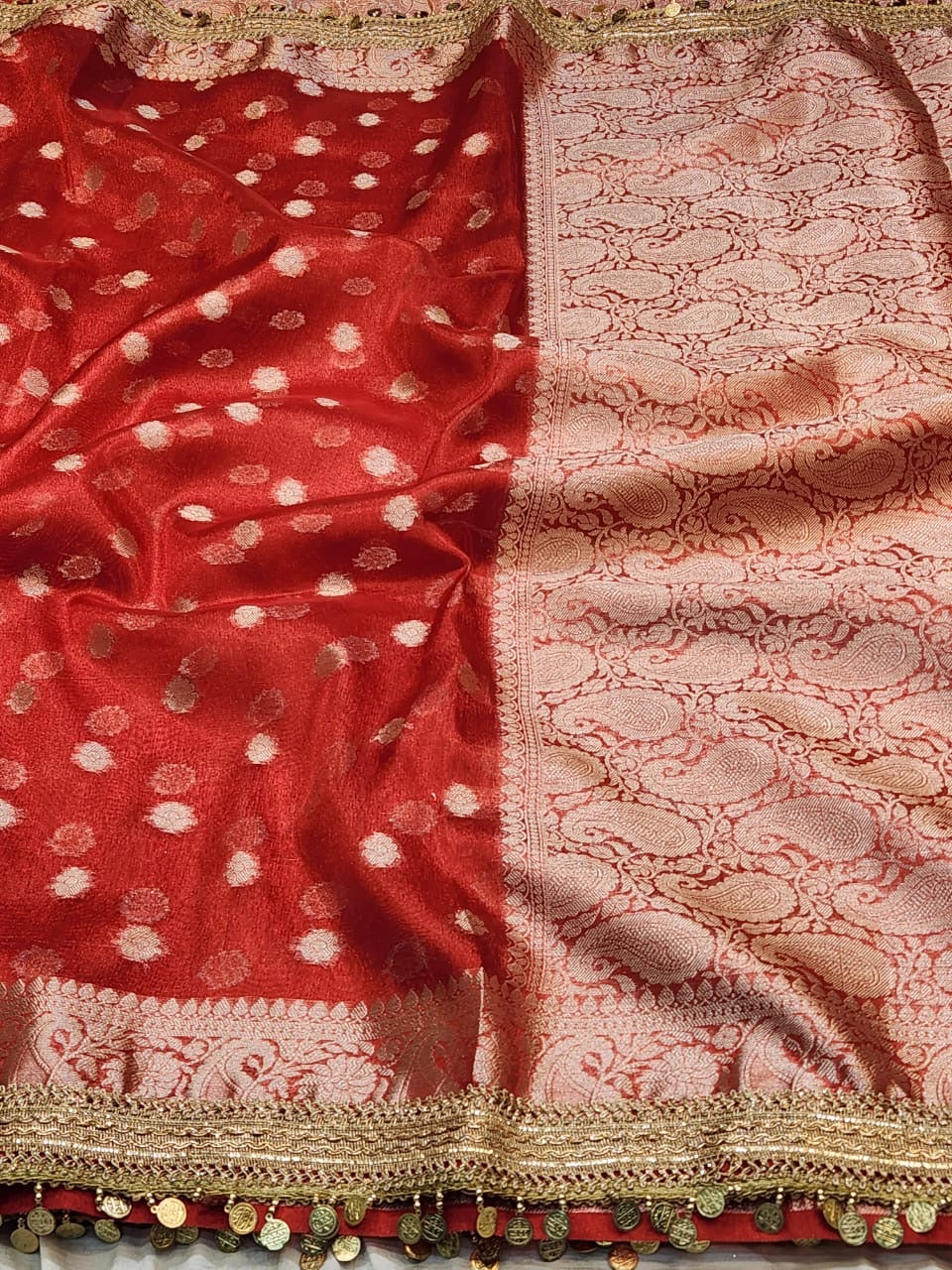 Tissue silk saree Indian wedding saree designer sarees