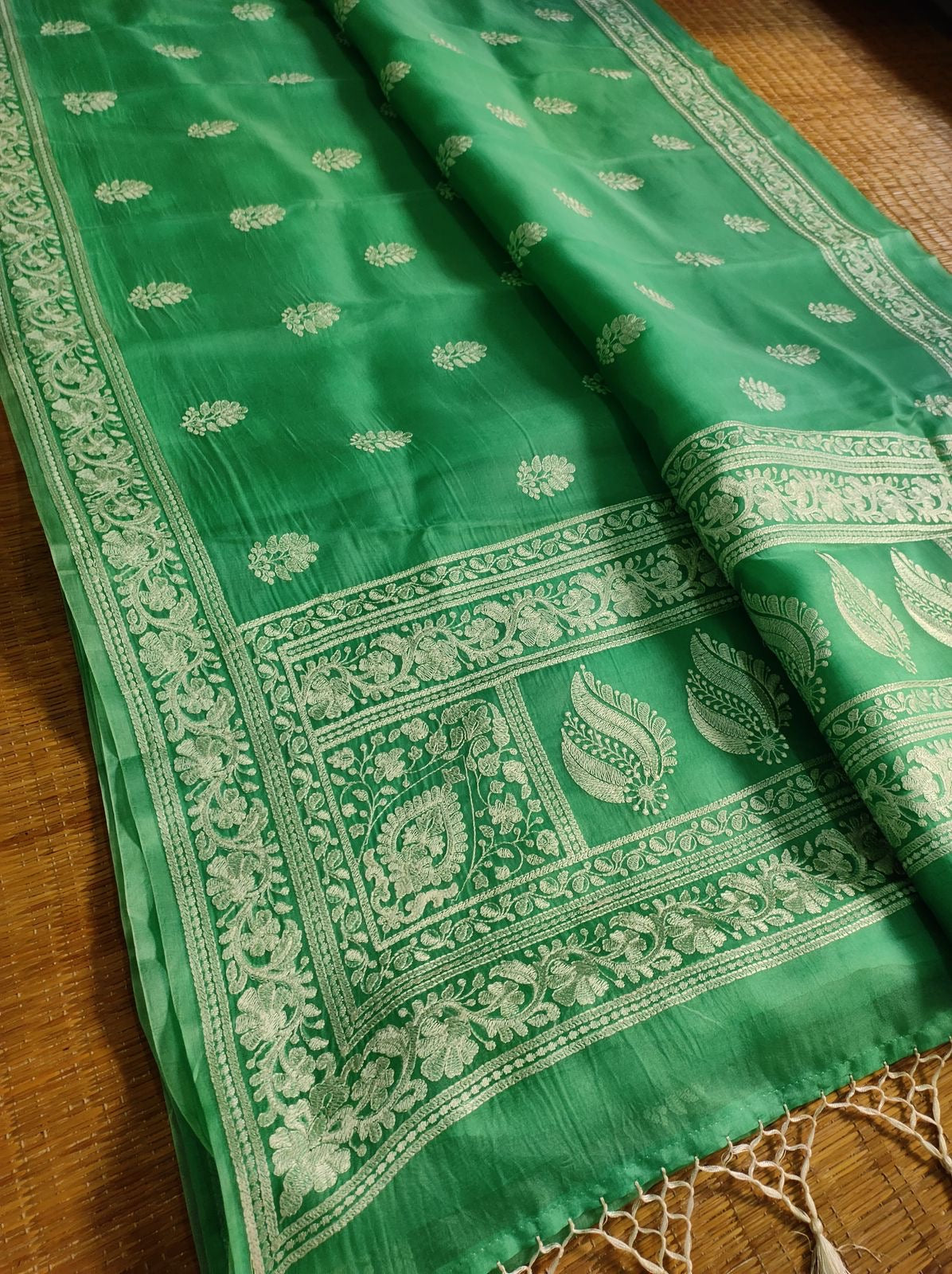 Organza Chikankari saree Indian saree