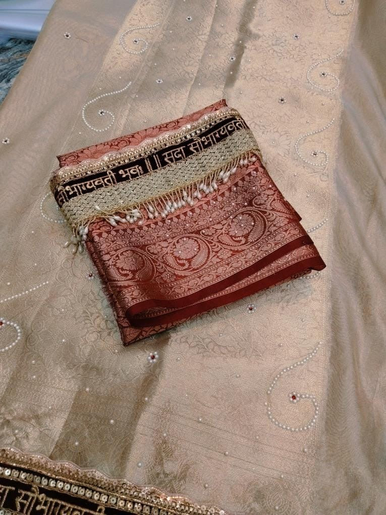 Sobhagyavati inspired saree soft silk saree traditional saree wedding sari