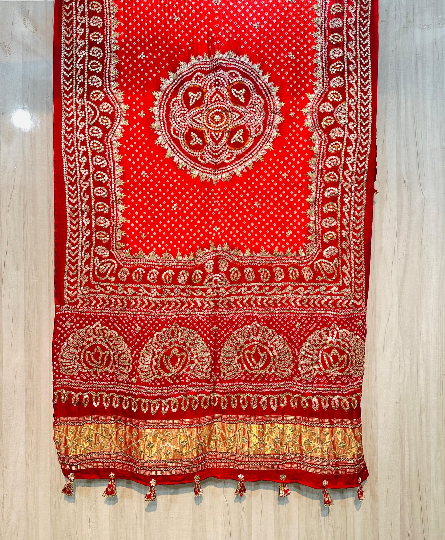 Bandhani dupatta gajji silk dupatta traditional dupatta