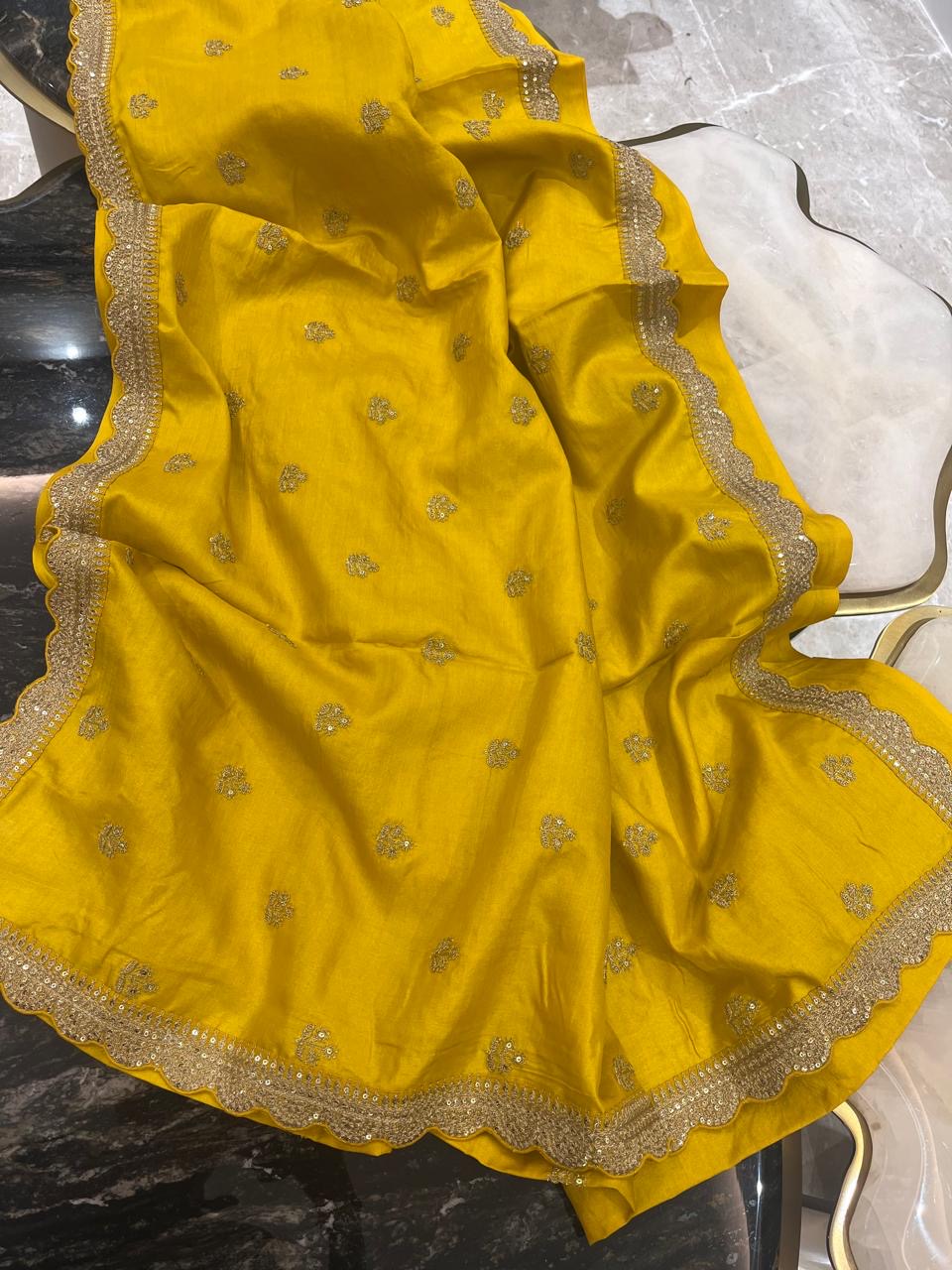 Vahisha saree tussar saree embroidery saree Indian sarees blouse