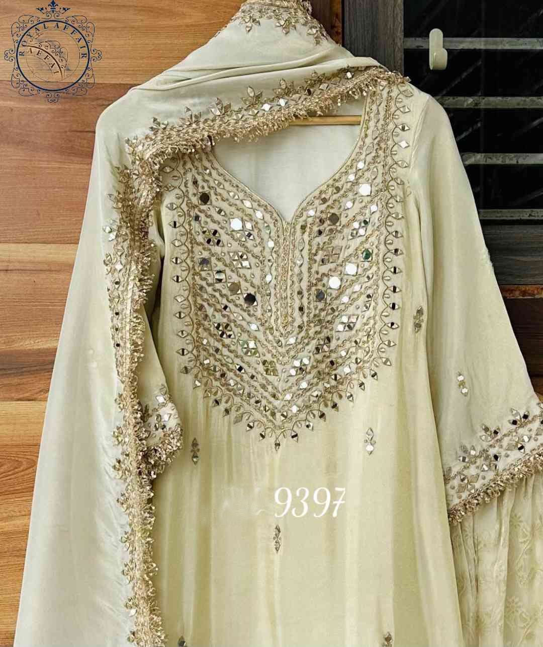 Shimmer tissue dress Partywear dress wedding dress