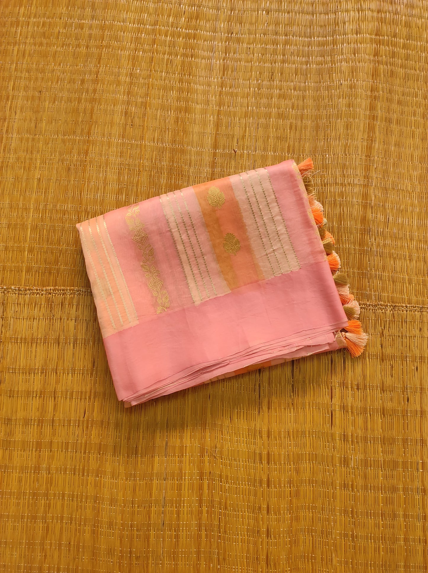 Handloom kora saree rangkat saree Indian sarees