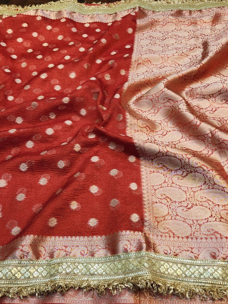 Tissue silk saree Indian wedding saree designer sarees