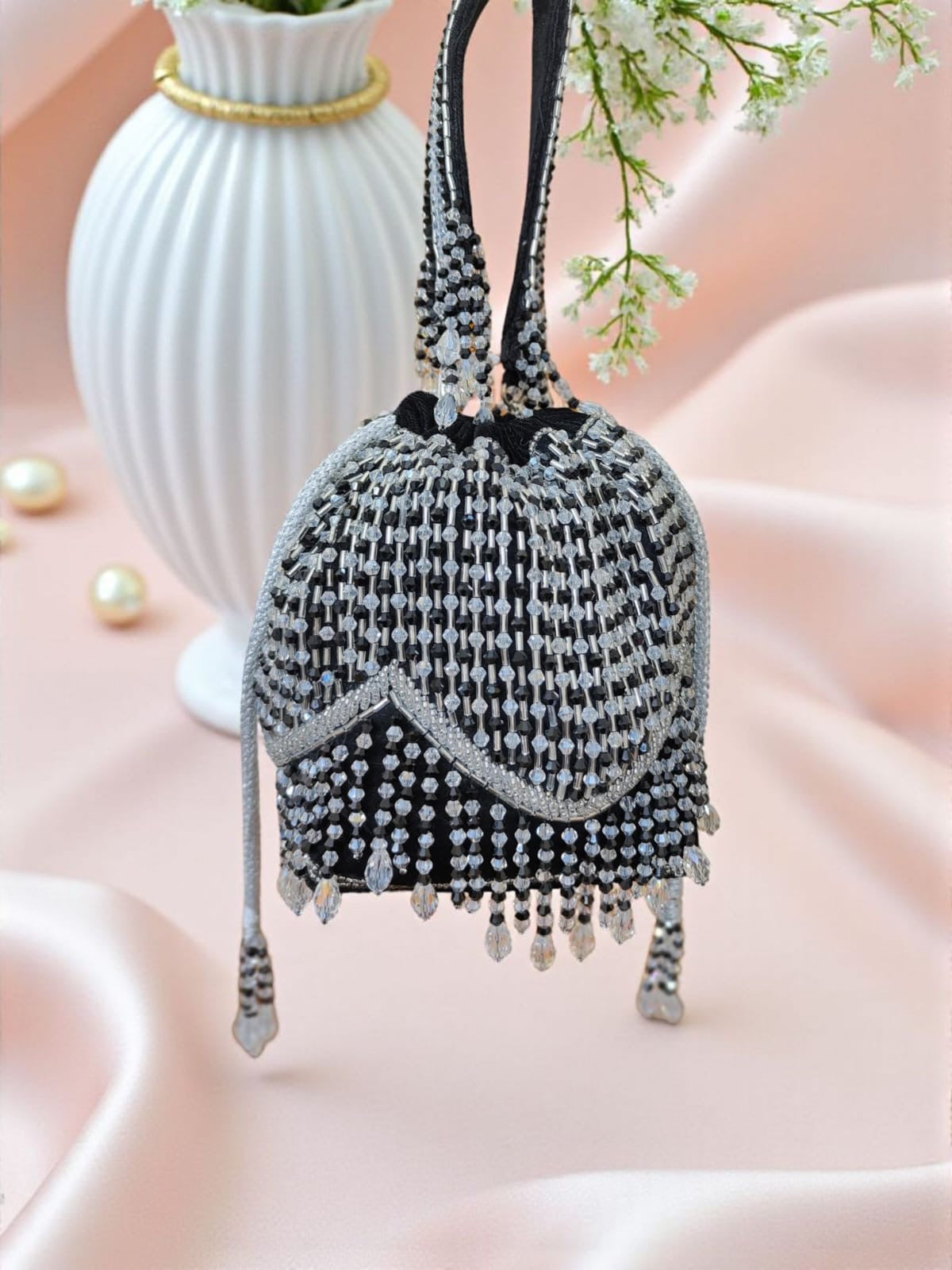 Dual shaded potli handmade potli designer inspired potlis