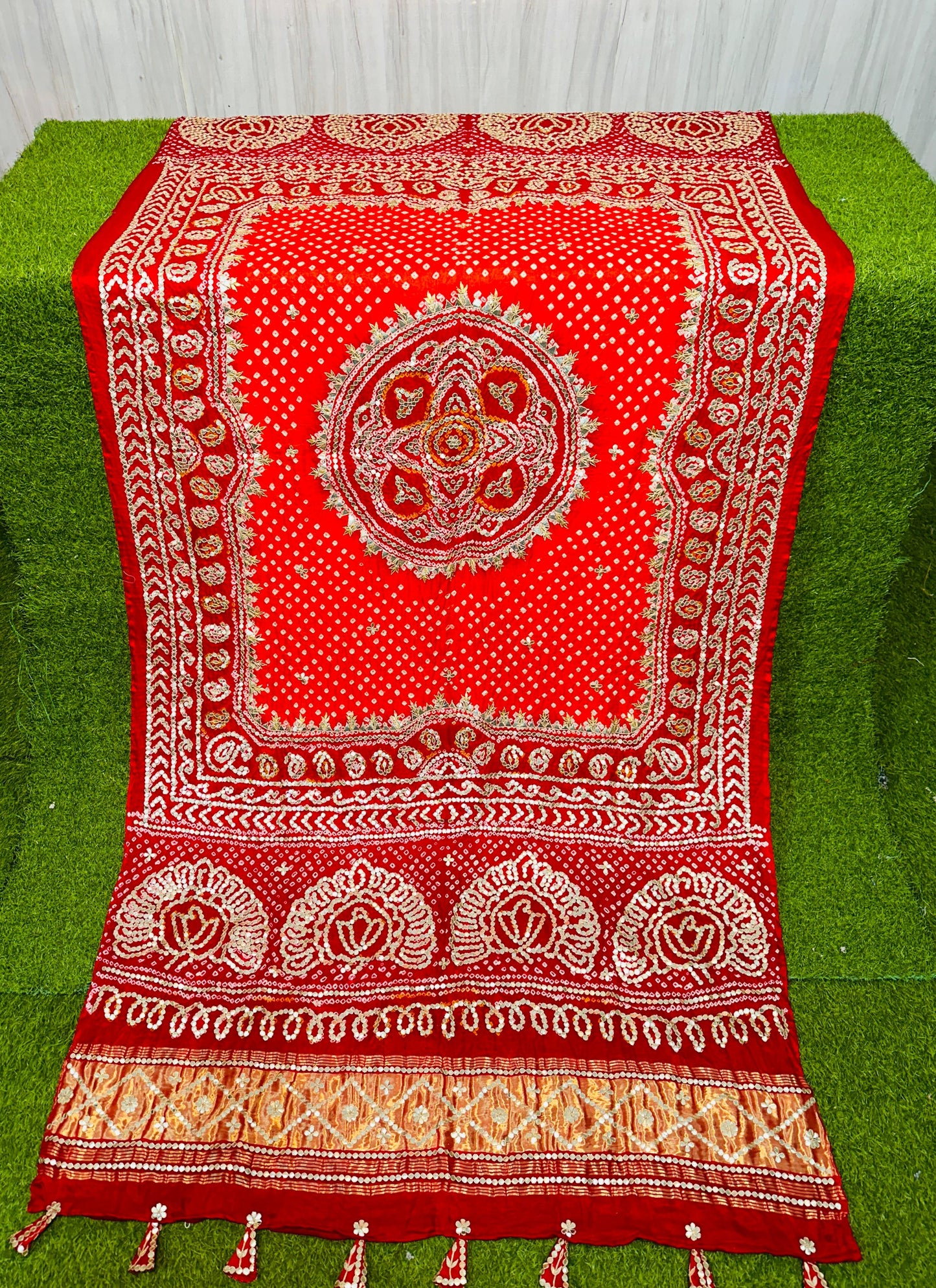 Bandhani dupatta gajji silk dupatta traditional dupatta