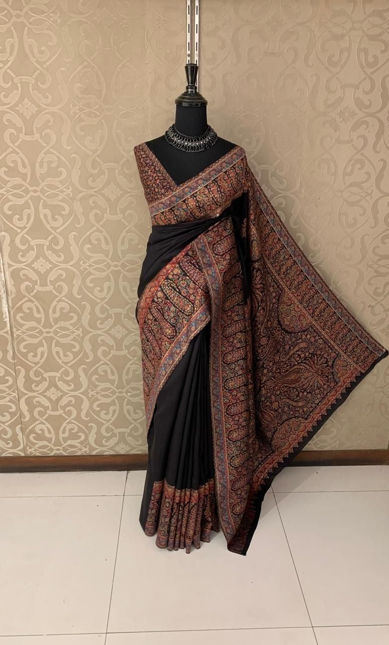 Rivashi Kani saree Kani silk saree blouse