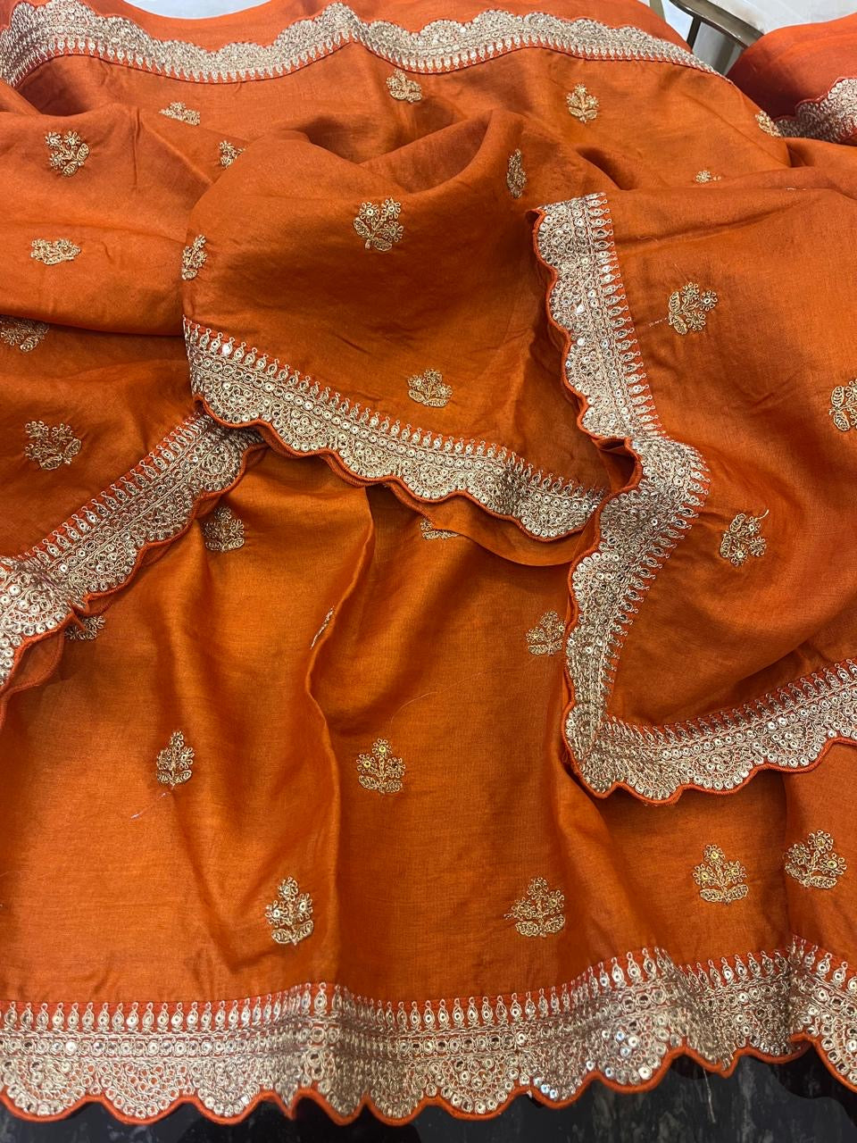 Vahisha saree tussar saree embroidery saree Indian sarees blouse