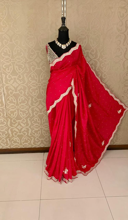 Nivisha partywear saree organza saree