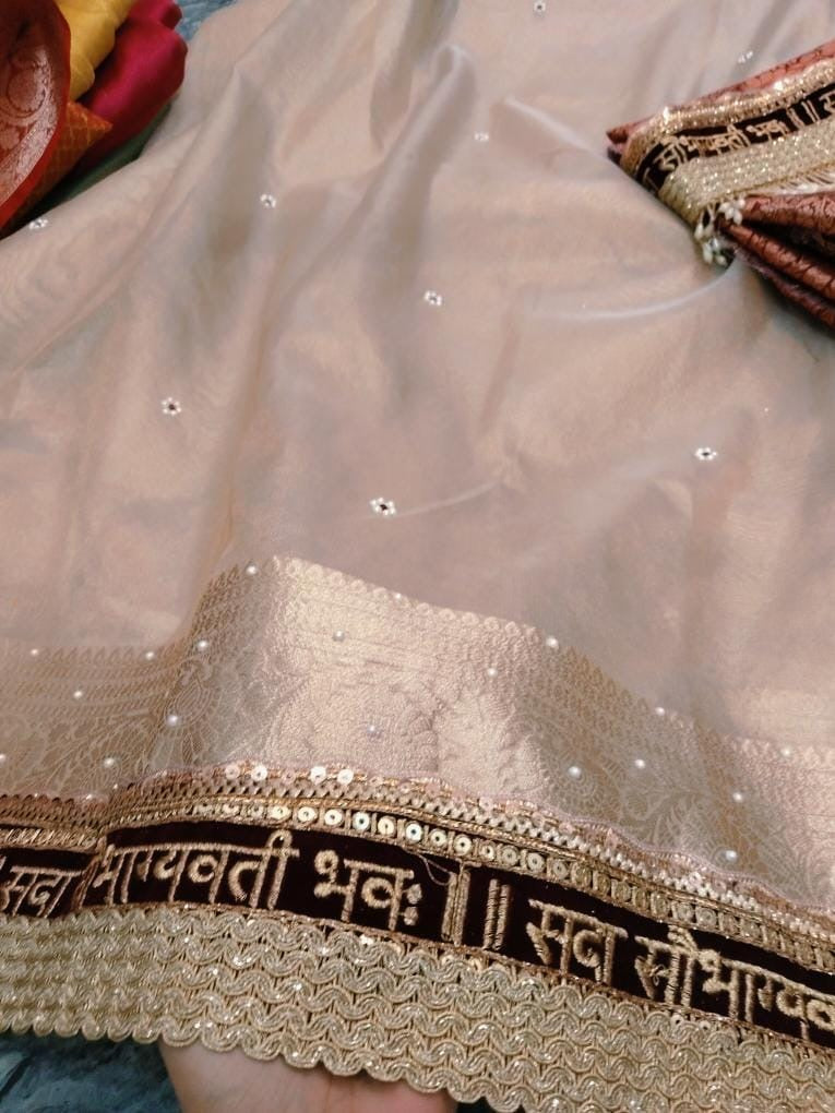 Sobhagyavati inspired saree soft silk saree traditional saree wedding sari