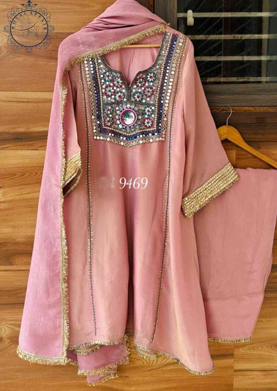 Hand Embroidered Salwar Suit Partywear dress Women Clothing