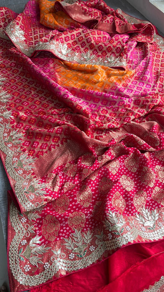 Ravami munga silk saree Banarasi saree Indian sarees