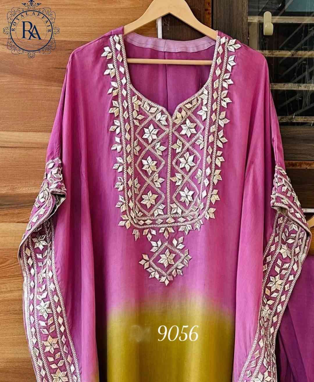 Abiza kaftan set silk kaftan set