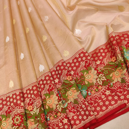 Vahija tissue saree handwoven sari blouse Indian sarees