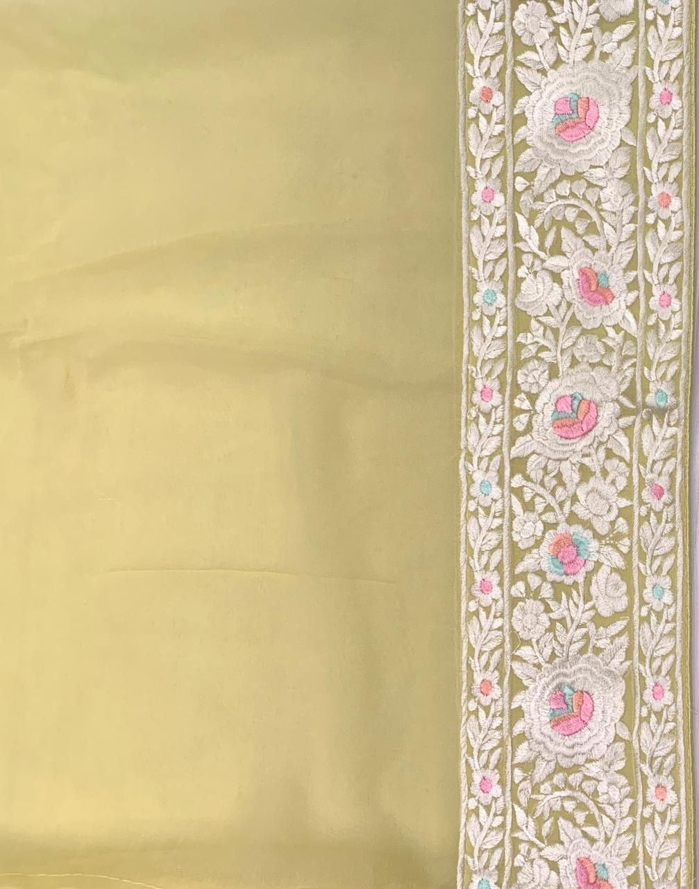 Lamisha chikankari saree Indian saree gorgette saree