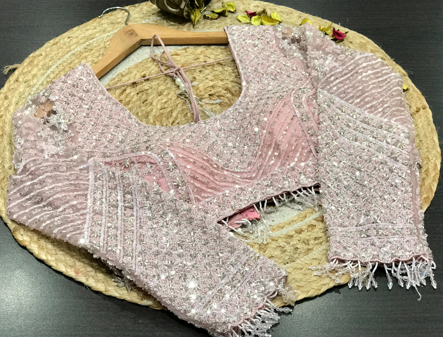 Designer saree net saree wedding sari blouse