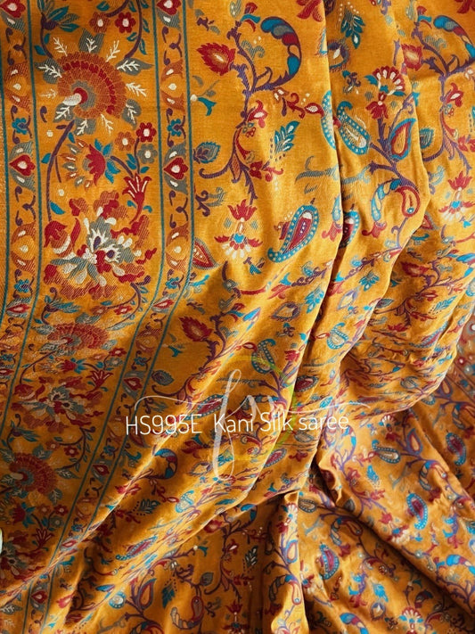 Artistic Kashmiri Kani saree traditional saree