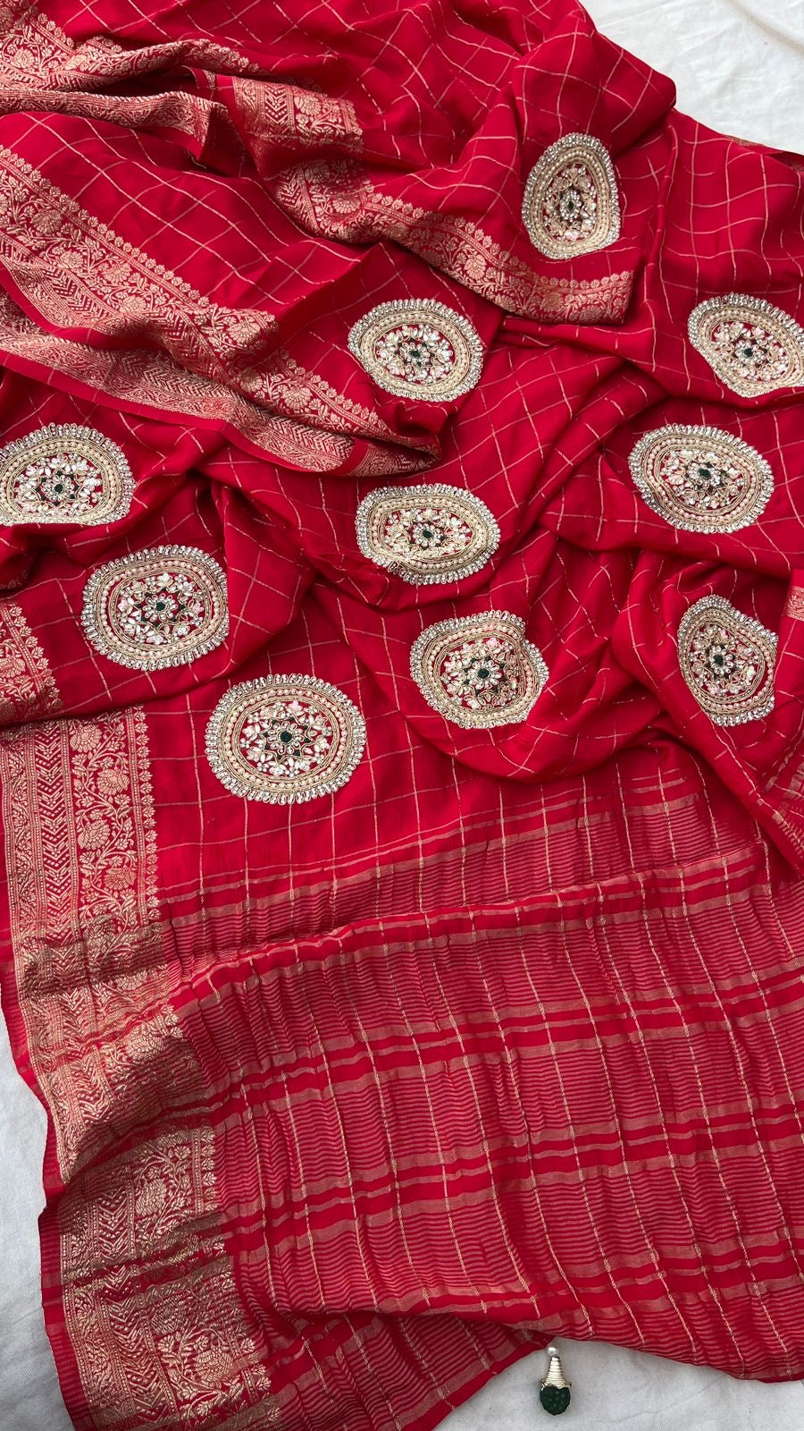 Livita munga weaving Banarsi saree Indian sari