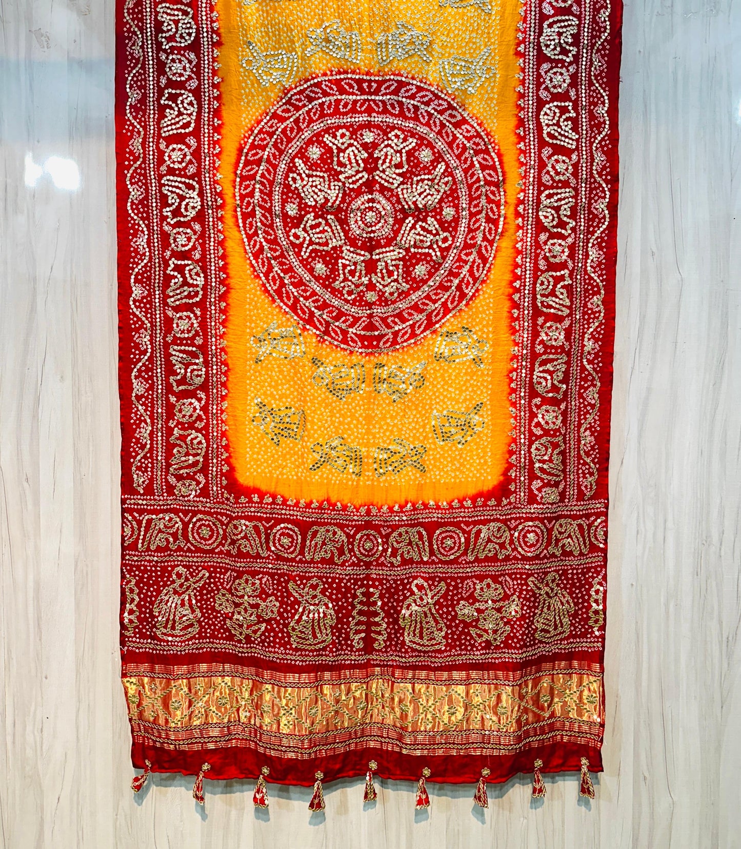 Bandhani dupatta gajji silk dupatta traditional dupatta