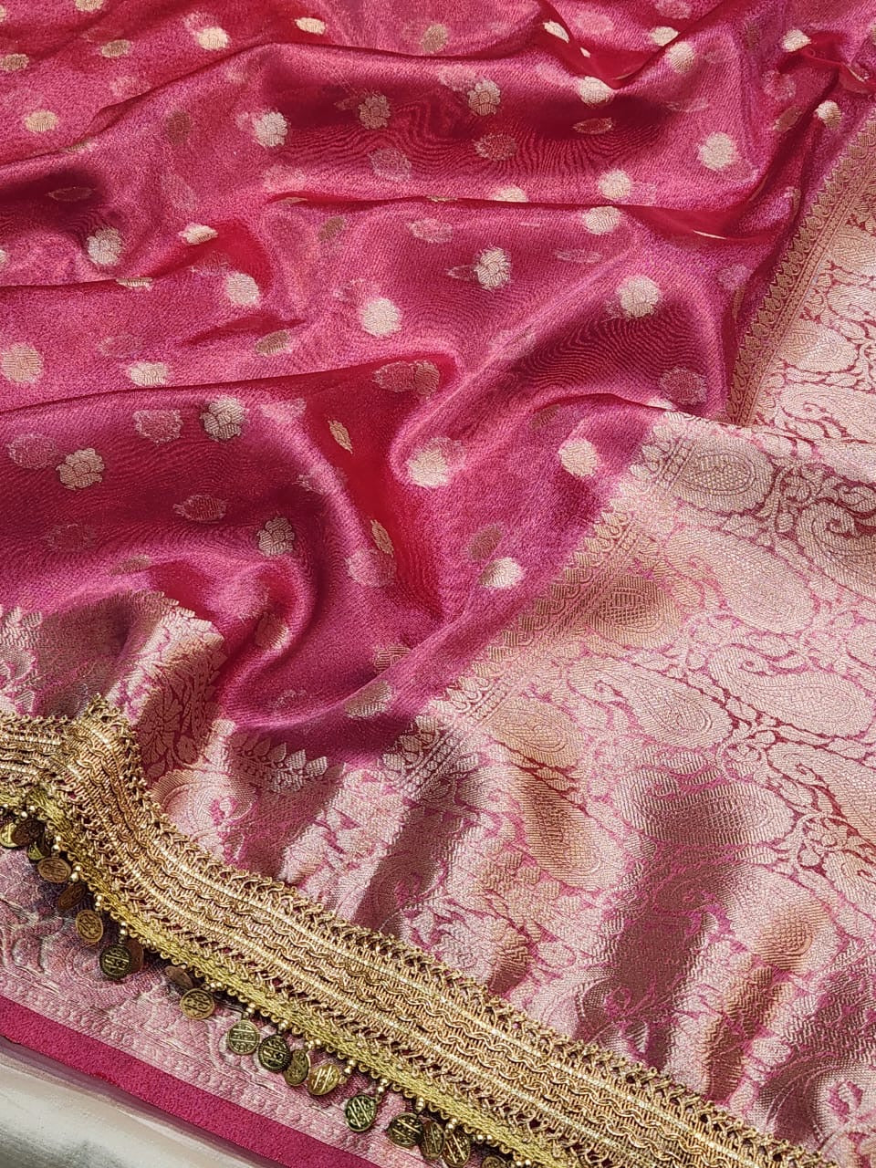 Tissue silk saree Indian wedding saree designer sarees