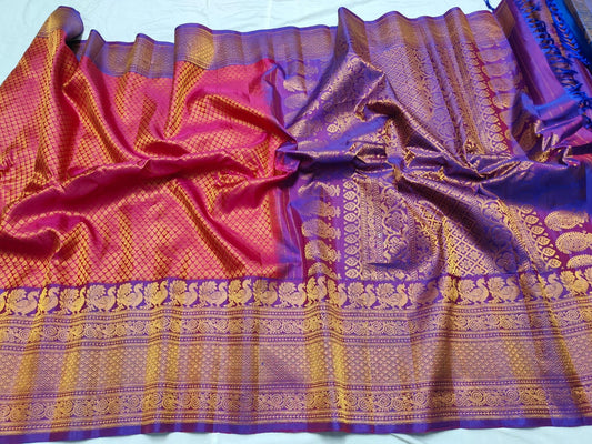 Gadwal silk Saree Indian traditional sarees