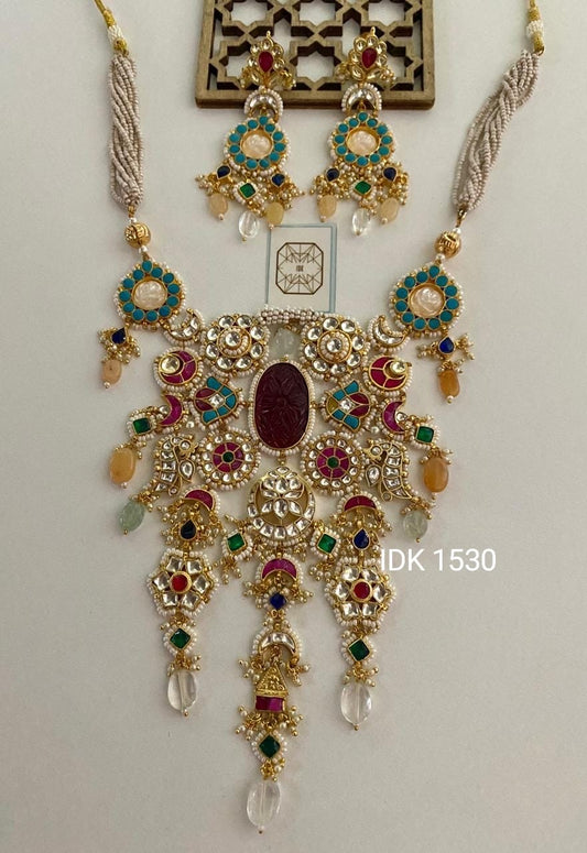 Rahiva Kundan necklace set Indian jewellery