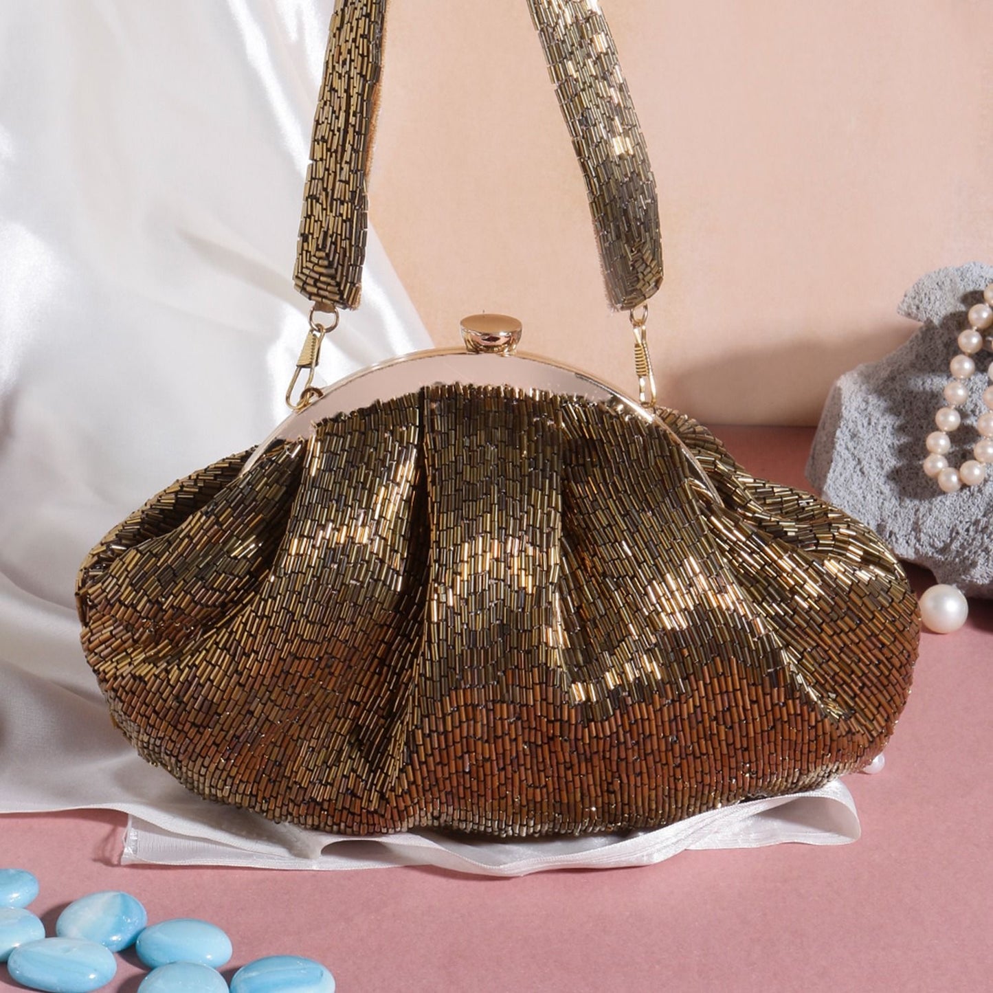 Illuminati inspired clutch bag handbags