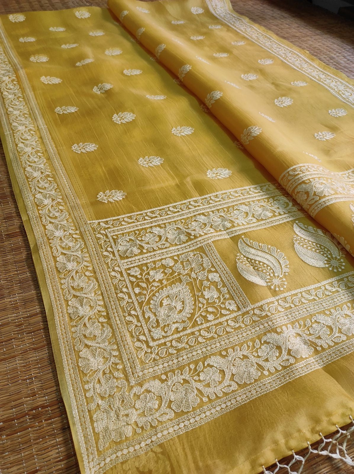 Organza Chikankari saree Indian saree