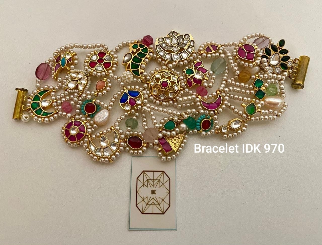 Kiwi Kundan bracelet Indian jewellery