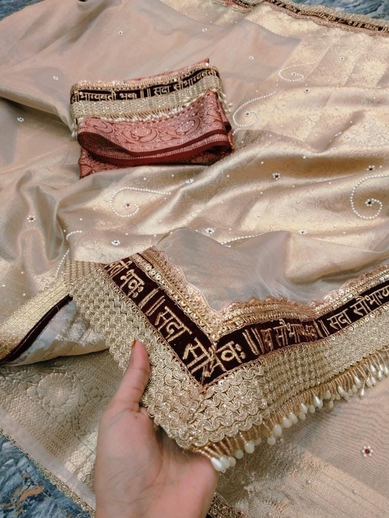 Sobhagyavati inspired saree soft silk saree traditional saree wedding sari