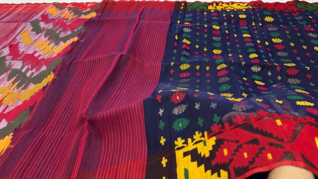 Kabita bangla inspired silk jamdani sarees