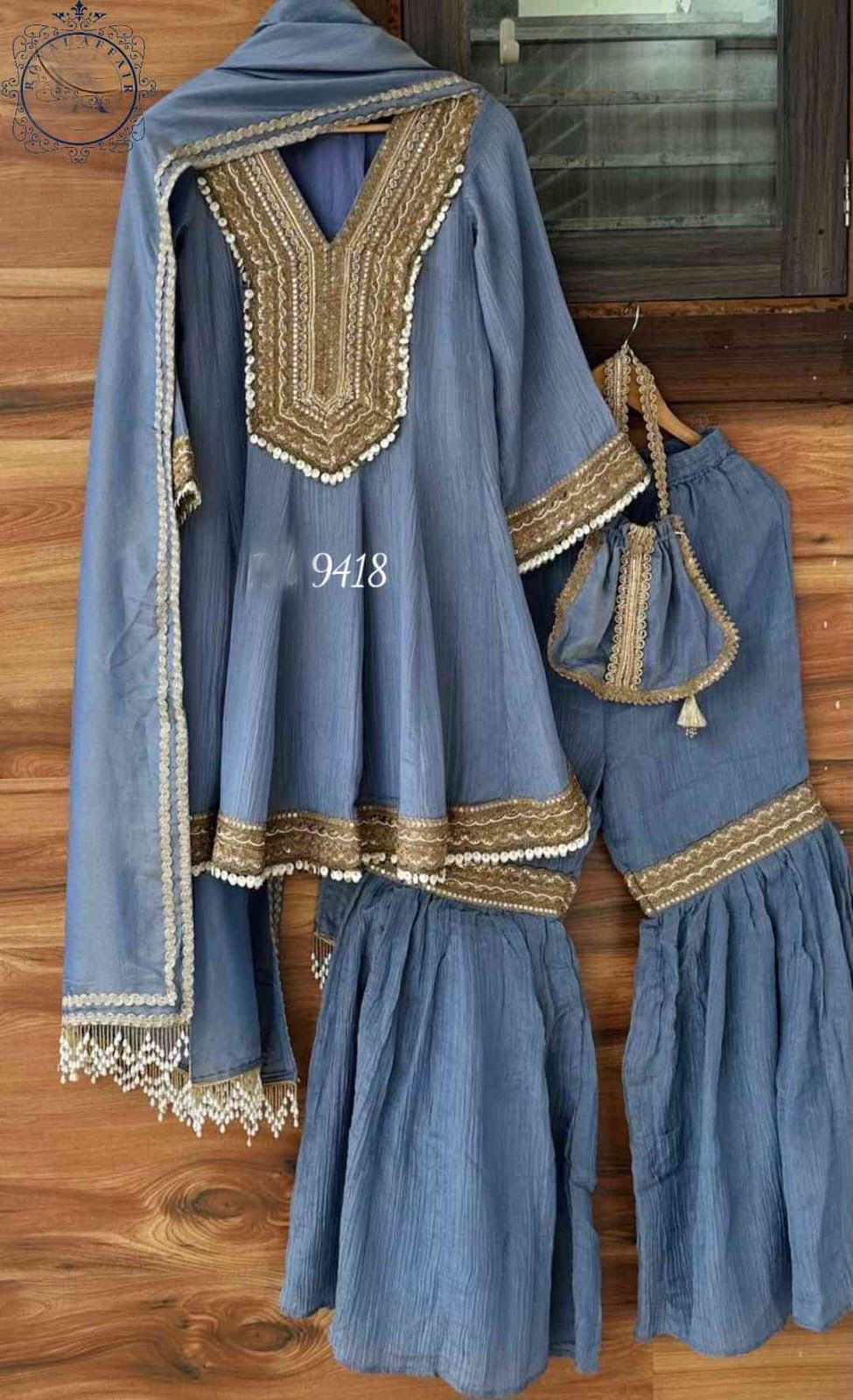 Tissue Anarkali set designer stitched dress wedding dress sangeet dress