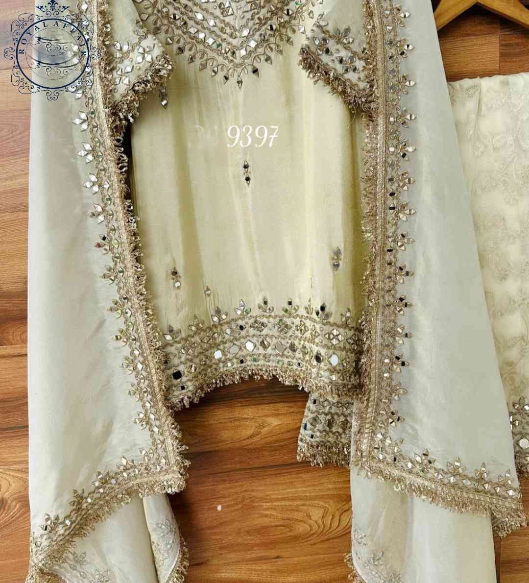 Shimmer tissue dress Partywear dress wedding dress