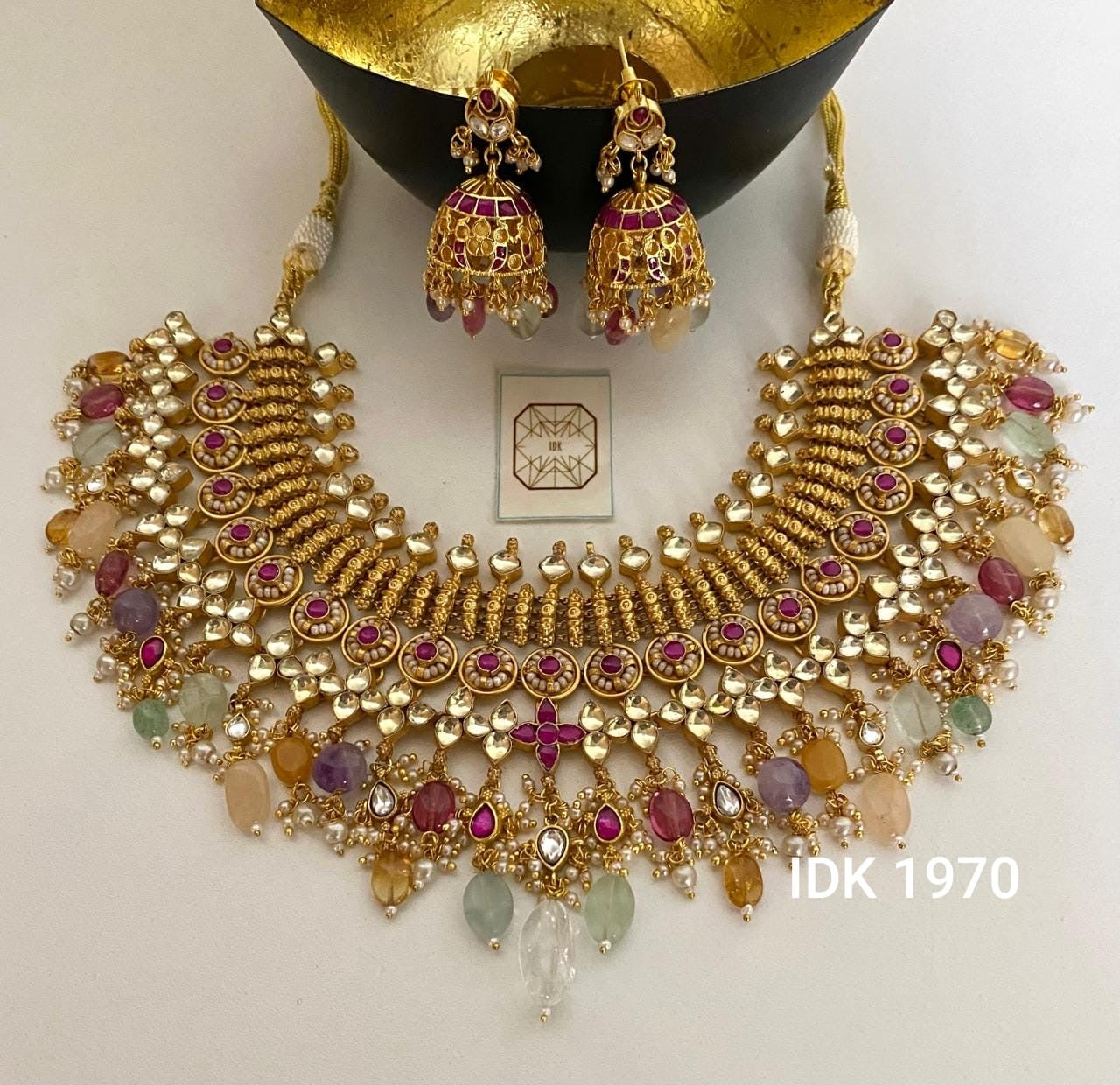 Rivaaz bridal set Kundan necklace set