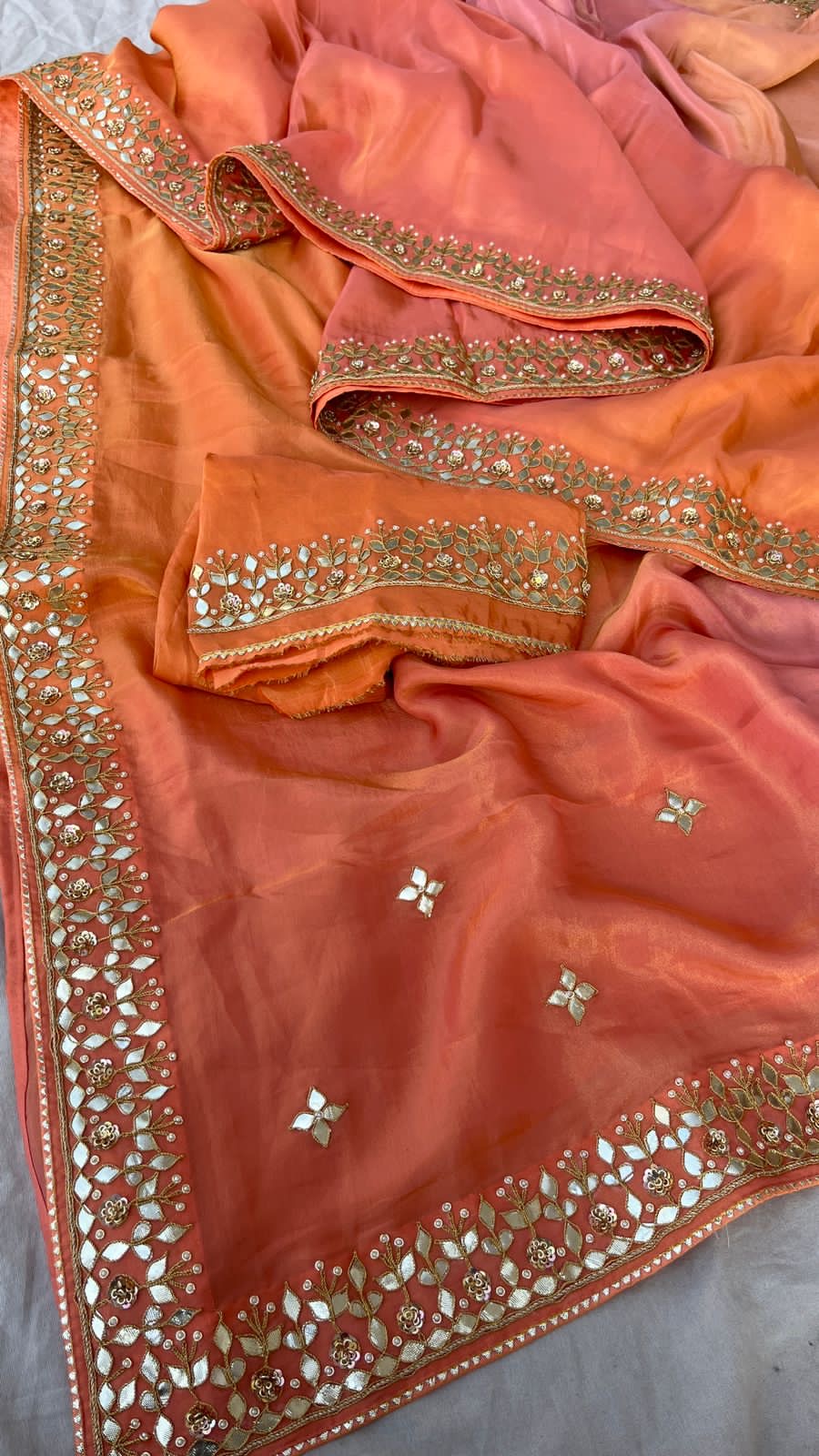 Shaded zari Munga Silk Saree Indian Women Sarees