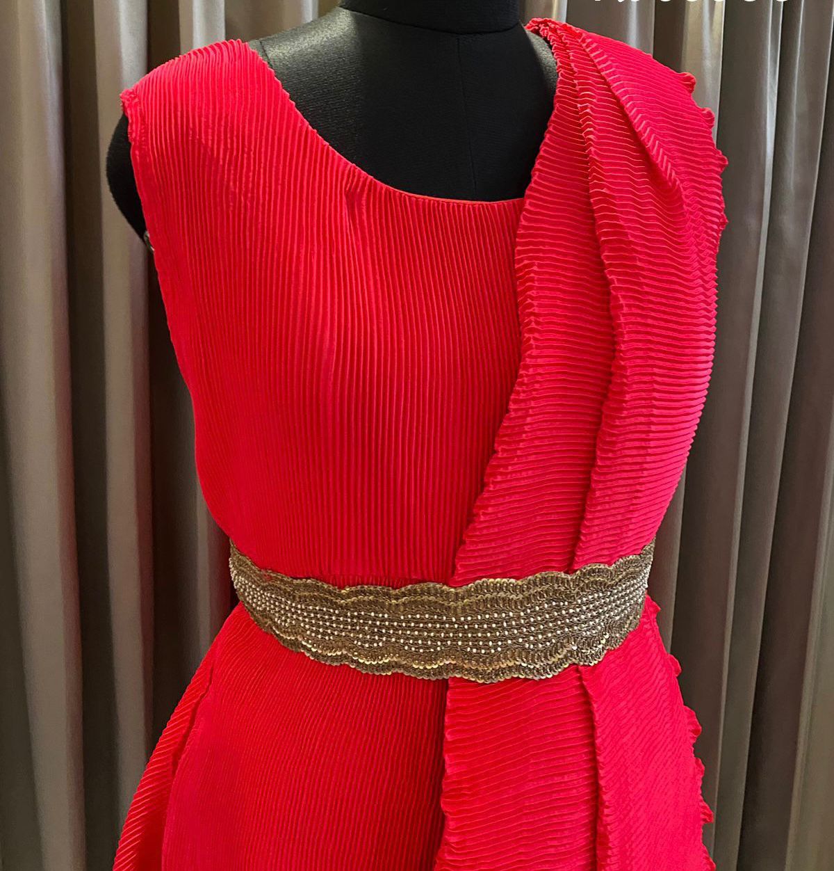 Red beauty hot indowestern dress