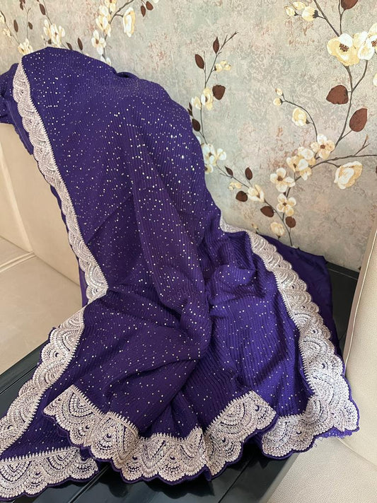 Liama gorgette sequence sarees