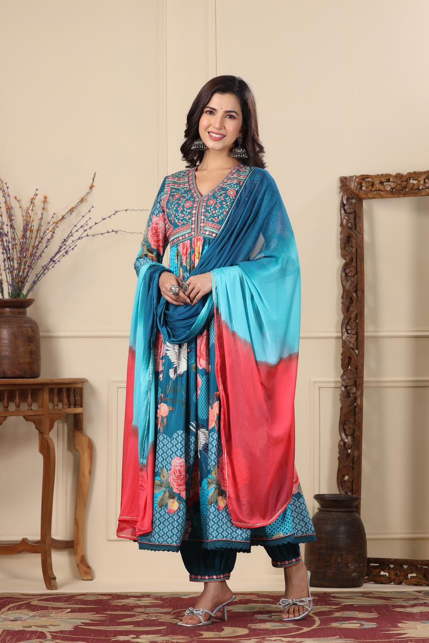Alina Anarkali Pakistani inspired Indian suit