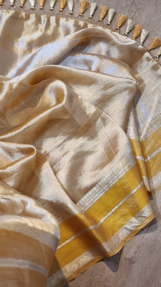 Niva tissue organza beautiful saree