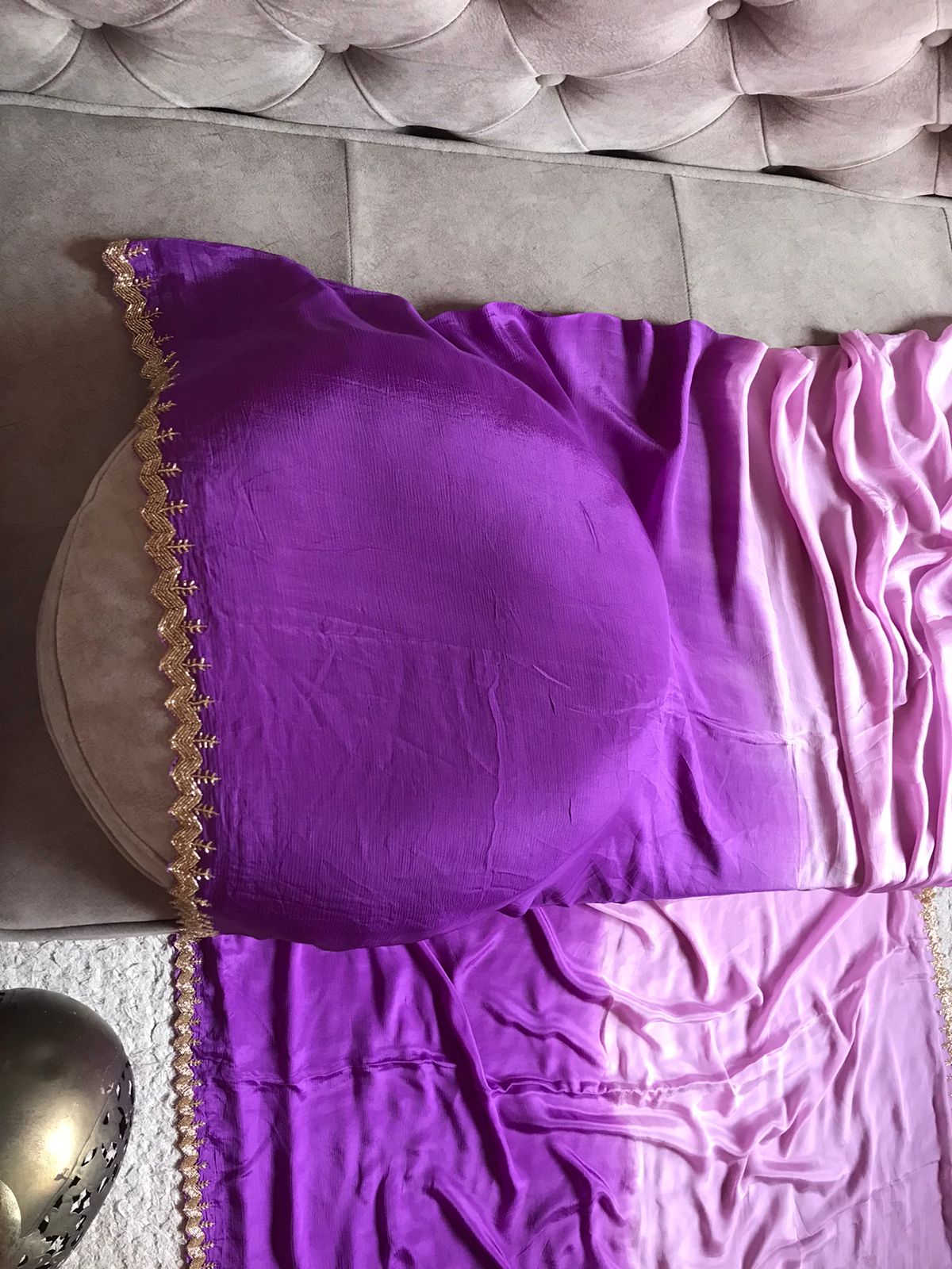 Vamia crepe chinon beautiful sarees