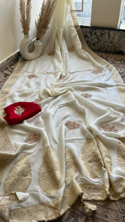 Sanisha moonga silk sarees Indian sari blouse women sarees