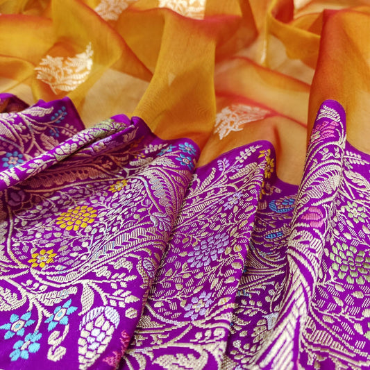 Havisha handwoven Kora saree